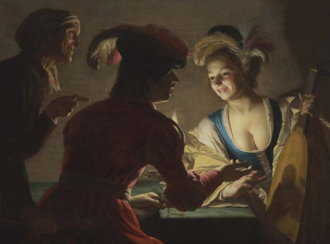 Afbeelding bij Gerard van Honthorst: Meester van de nacht