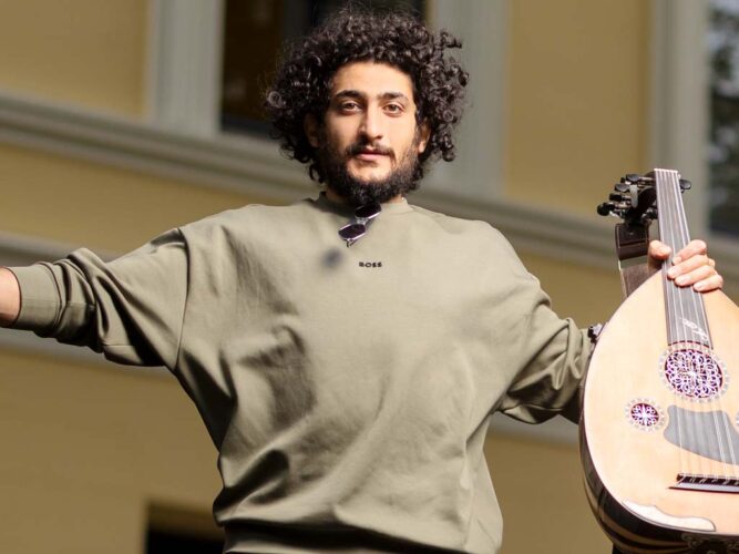 Afbeelding bij Een veilig thuis: Utrechts Conservatorium, lievelingsplek van Nawras Altaky